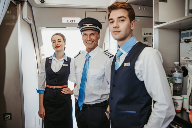 Cabin Crew smailing